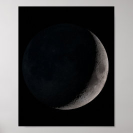 Póster Luna creciente de vaina