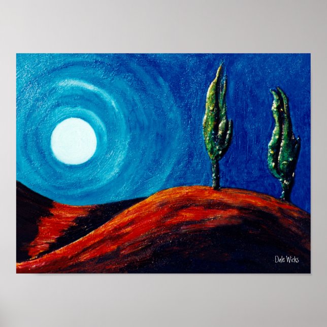 Póster Luna de ciprés (Frente)