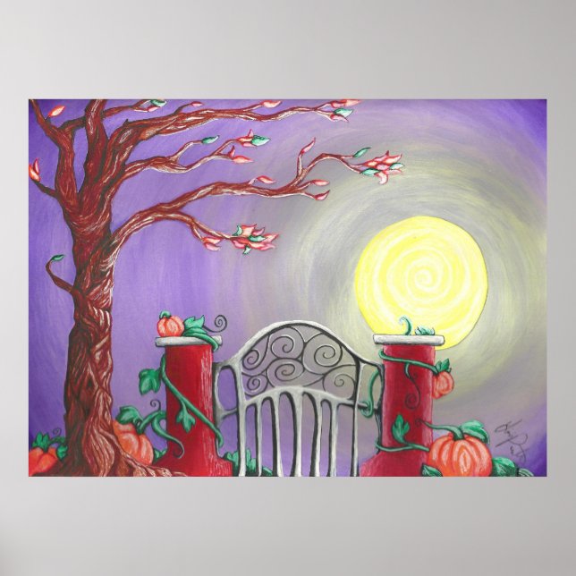 Póster Luna de cosecha (Frente)