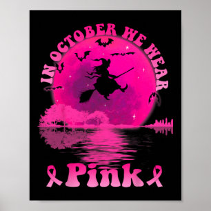 Póster Luna De Guitarra De Brujas De Cáncer De Mama En Oc