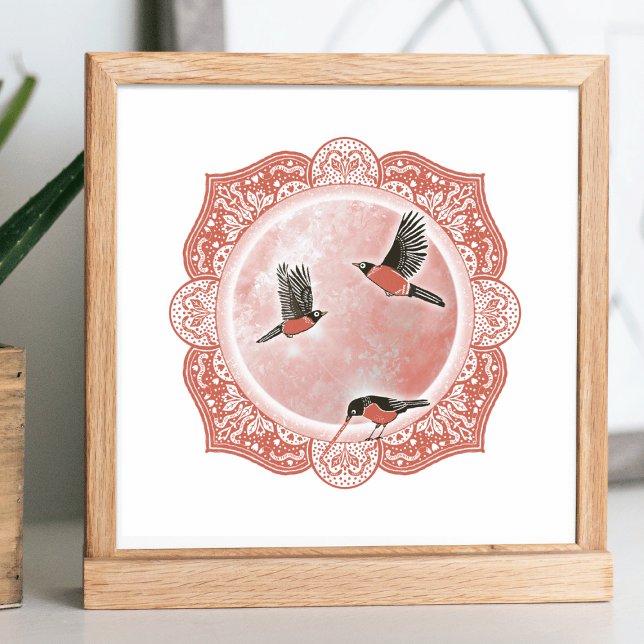 Póster Luna de gusano completo | Ilustracion de March Moo (Subido por el creador)