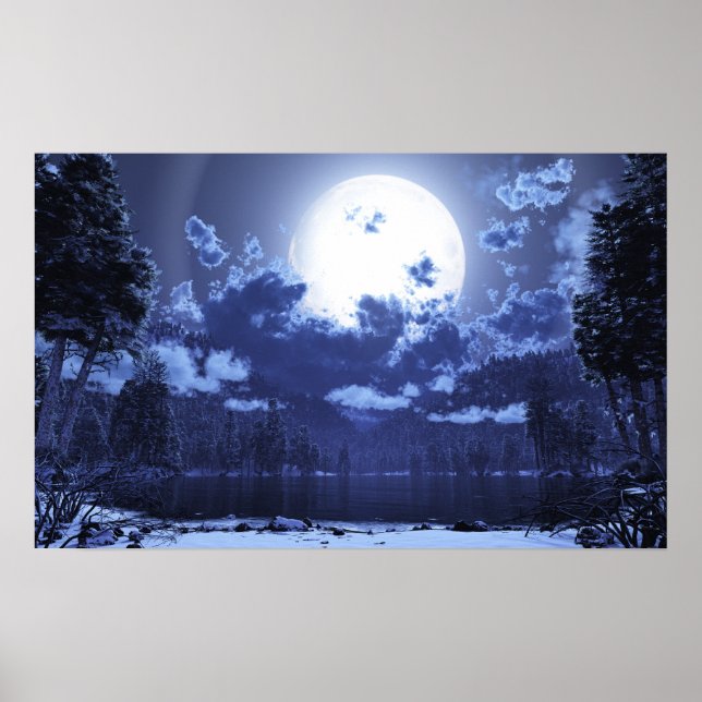 Póster Luna de invierno (Frente)
