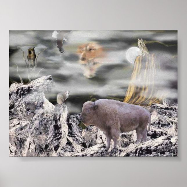 Póster Luna de la India (Frente)