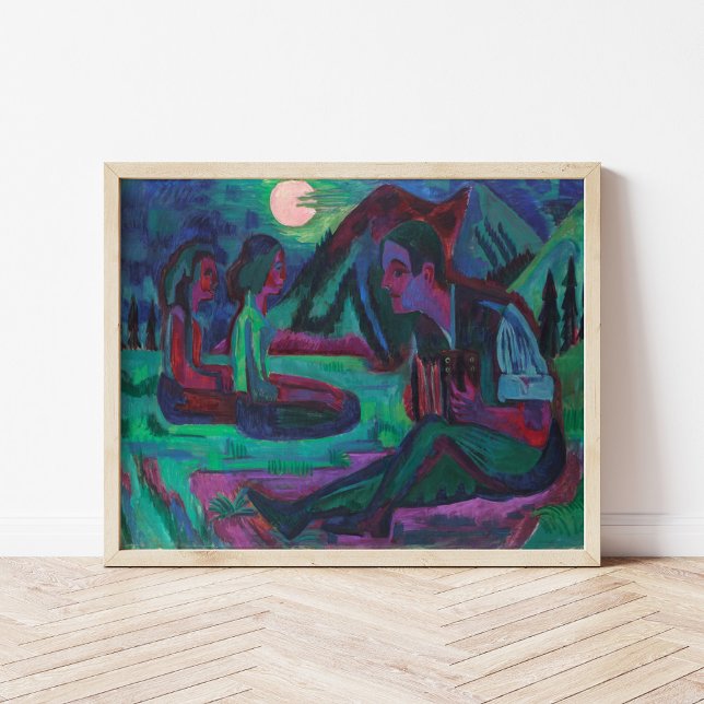 Póster Luna de la Noche | Ernst Ludwig Kirchner (Subido por el creador)