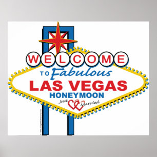 Póster Luna de miel de Las Vegas