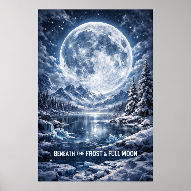 PÓSTER LUNA DE NIEVE (Frente)