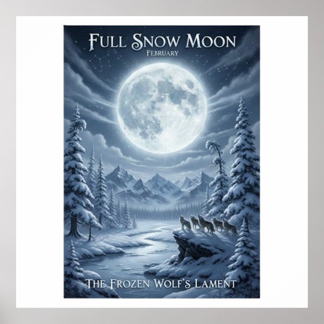 PÓSTER LUNA DE NIEVE (Frente)