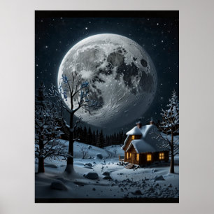 PÓSTER LUNA DE NIEVE