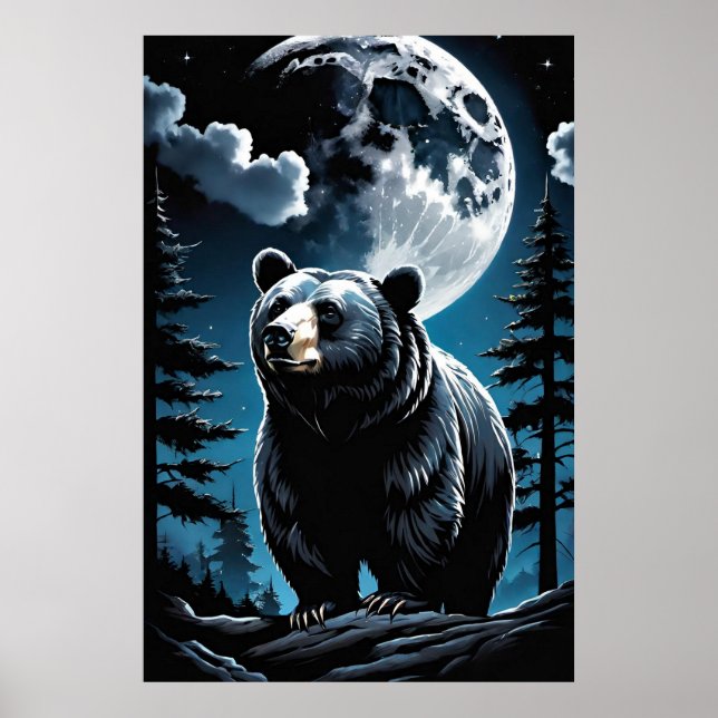 Póster Luna de Oso Negro (Frente)
