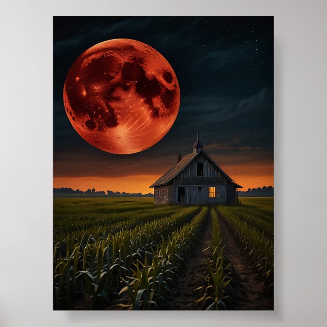 PÓSTER LUNA DE SANGRE (Frente)
