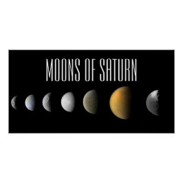 Póster Luna de Saturno