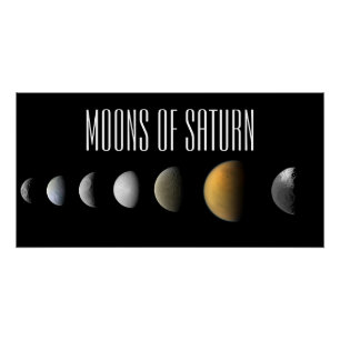 Póster Luna de Saturno