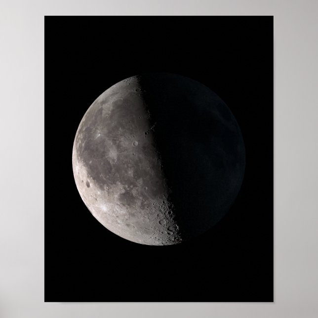Póster Luna de tercer trimestre (Frente)