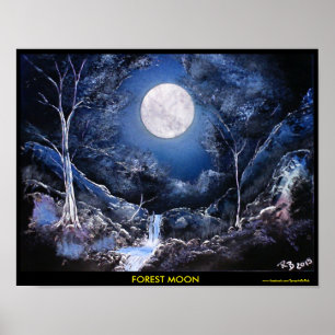 Póster Luna del bosque