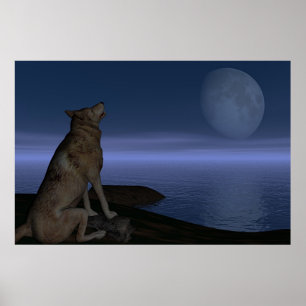 Póster Luna del lobo