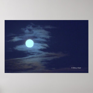 Póster Luna del zigzag