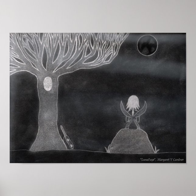 Póster Luna Faye, Margaret V Gardner (Frente)