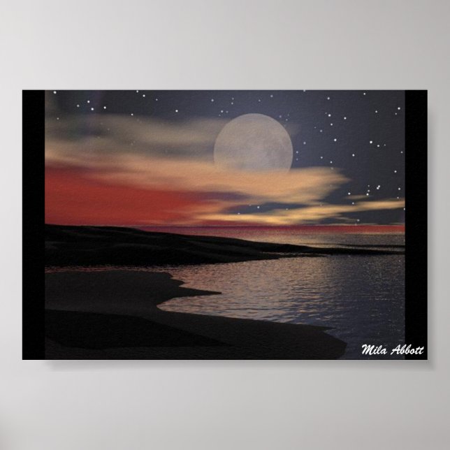 Póster Luna llena (Frente)