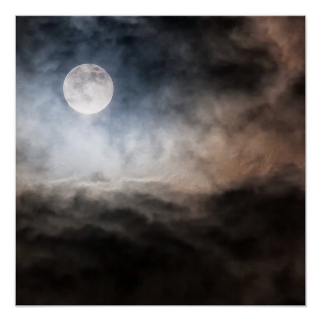 Póster Luna llena (Anverso)