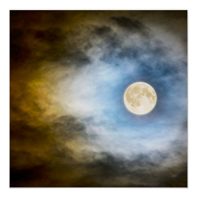 Póster Luna llena (Anverso)