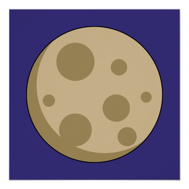 Póster Luna llena (Anverso)