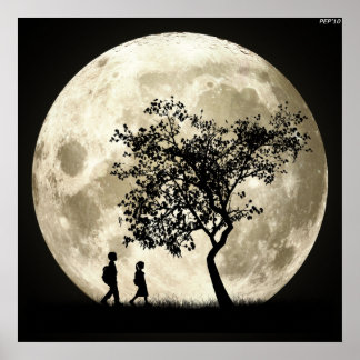 Póster Luna llena