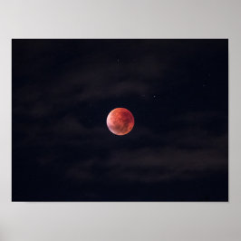 Póster Luna llena, luna de sangre
