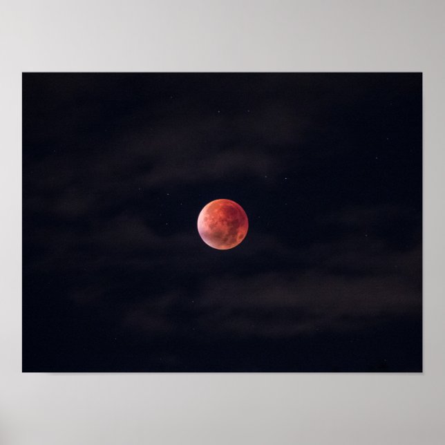 Póster Luna llena, luna de sangre (Frente)