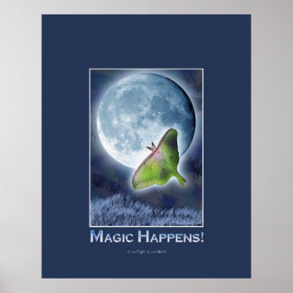PÓSTER LUNA MOTH FANTASY Y INSPIRADOR