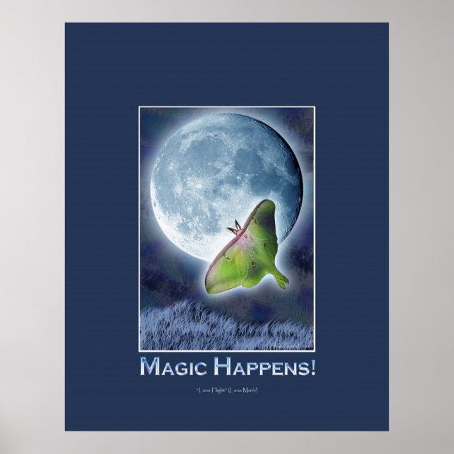 PÓSTER LUNA MOTH FANTASY Y INSPIRADOR (Frente)