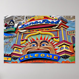 Póster Luna Park sólo por diversión