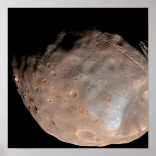 Póster Luna Phobos 2 de Marte