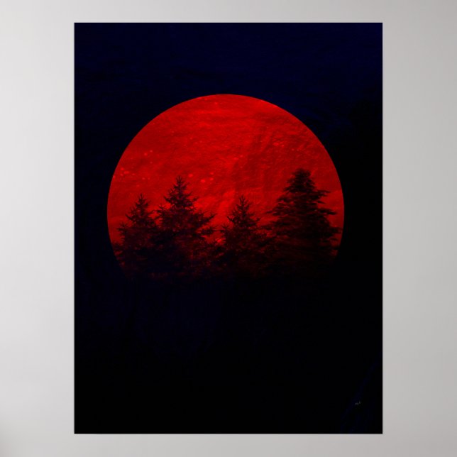 Póster Luna Roja (Frente)