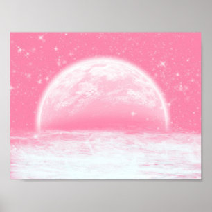 Póster Luna Rosa