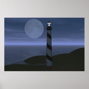 Póster Luna Sobre Mis Hatteras