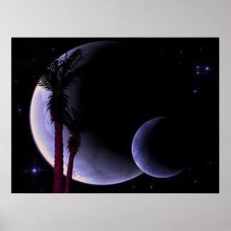 Póster Luna Tropical