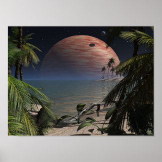Póster Luna Tropical