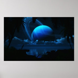 Póster Luna tropical de Thetis (sin fronteras)