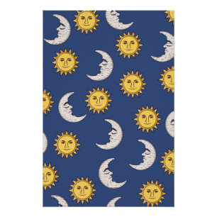 Póster Luna y sol