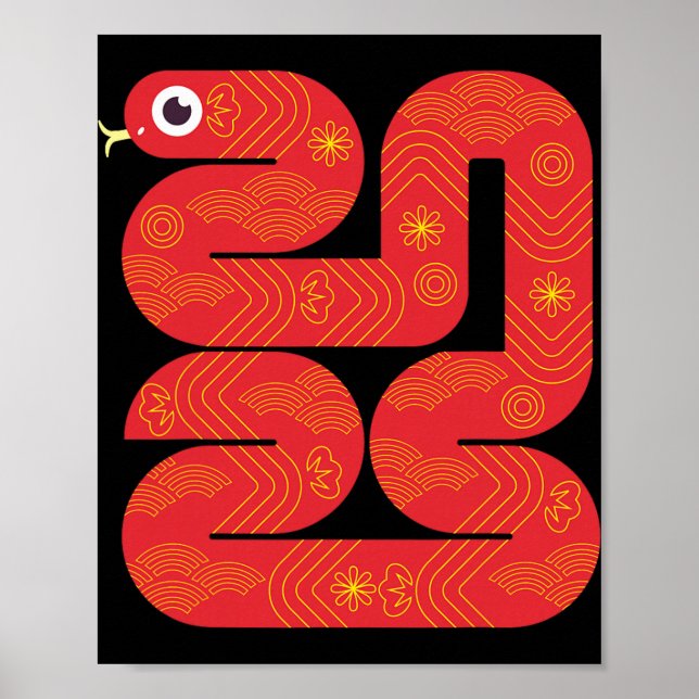 Póster Lunar New Year 2025 - Year Of The Snake  (Frente)