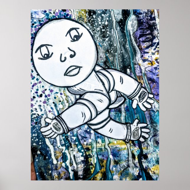 Póster Lunar Splash (Frente)