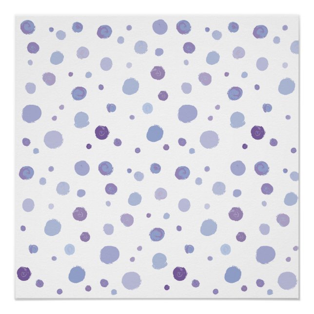 Póster lunares pintados a mano (Anverso)