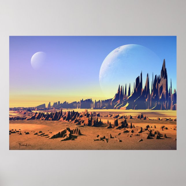 Póster Lunas del desierto (Frente)