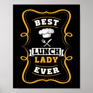 Póster Lunch Lady Best Lunch Lady Ever Lunch Lady