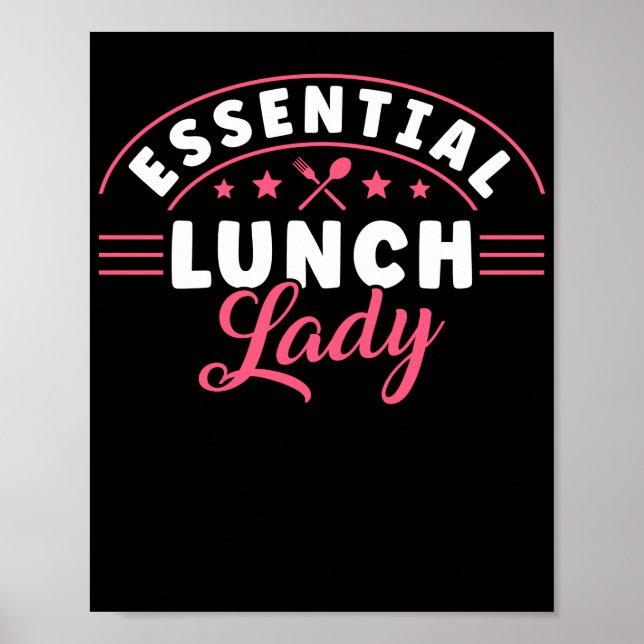 Póster Lunch Lady Essential Lunch Lady Lunch Lady (Frente)