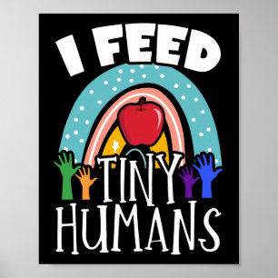 Póster Lunch Lady I Alimenta Pequeños Humanos Leche