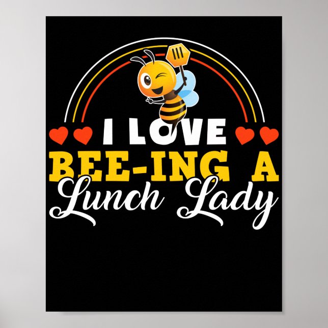 Póster Lunch Lady I Love Aee- Ing A Lunch Lady Lunch Lady (Frente)