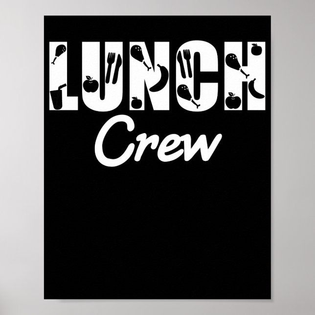 Póster Lunch Lady Lunch Crew Lunch Lady (Frente)