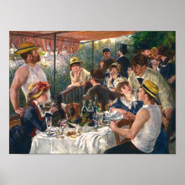 Póster Luncheon del Fiesta de Boating | Renoir | (Frente)