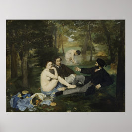 Póster Luncheon en la hierba de Edouard Manet